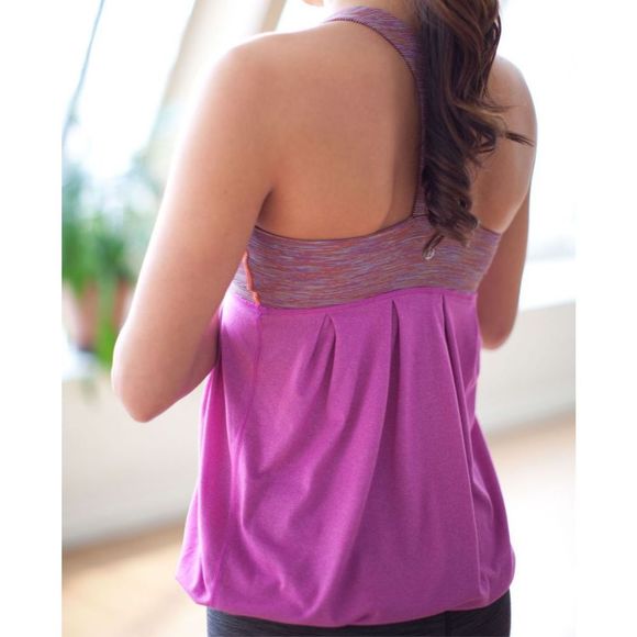 lululemon athletica Tops - Lululemon Power Dance Tank Top Women's Size 4 Pink Athletic Leisure Barbiecore A